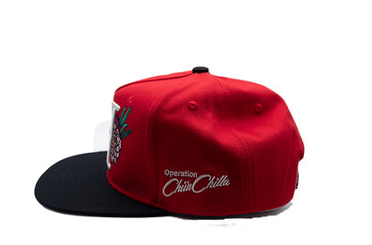 $H Glyph Operation Chiin Chilla Flat Brim (Peony)