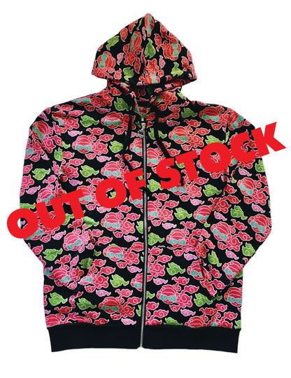 新运 - Auspicious Chiin Chilla Cloud Zip-Up Hoodie (Candy)