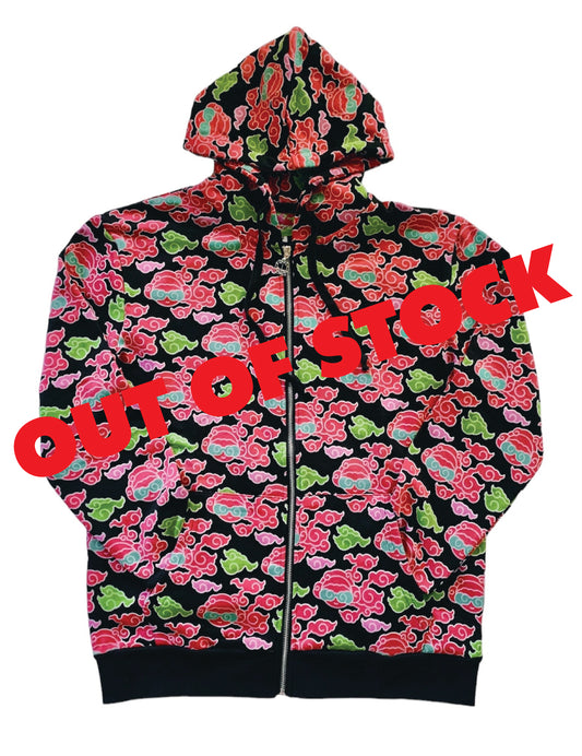 新运 - Auspicious Chiin Chilla Cloud Zip-Up Hoodie (Candy)