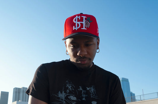 $H Glyph Operation Chiin Chilla Flat Brim (Peony)